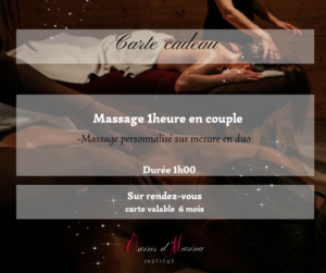 Bon cadeau massage 1h