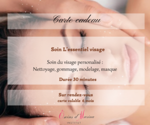 Bon cadeau Soin essentiel visage