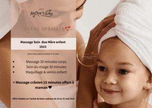 Massage/ Soin en duo mère enfant 3-15 ans + massage crânien offert ♥️