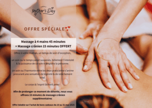 🎁Massage à 4 mains + massage crânien Offert