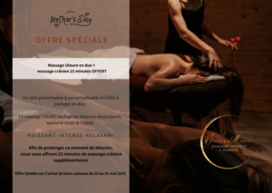 Massage 1heure en duo + massage crânien 15 minutes ✨