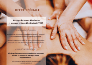 ✨Massage 4 mains 4 minutes + massage crânien offert