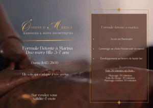 Détente à marina en duo mère enfant 3-7 ans