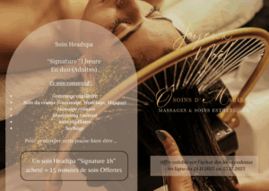 Soin signature Headspa en duo 1h+ 15 minutes de soin offert🫧♥️