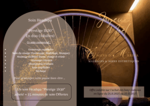 Soin HeadSpa « Prestige » 1h30 en duo + 15 minutes de soin Offert