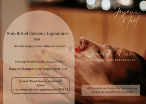 Soin Rituel Douceur Japonnaise 1h30 + 15 minutes de soin Offertes