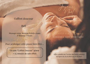 Coffret Douceur 1h15 + 15 minutes de soin supplémentaire