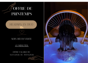 Soin Headspa « Découverte » En duo 45 minutes - Offre spéciale 🌿