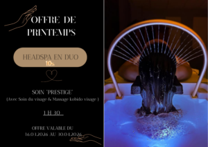 Soin Headspa « Prestige en duo » 1h30
