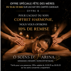 Coffret Harmonie 1h30 - Massage à 4 mains + Massage kobido - Offre spéciale fête des mères 🌿